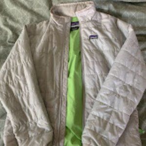 Light Grey Patagonia Down Jacket